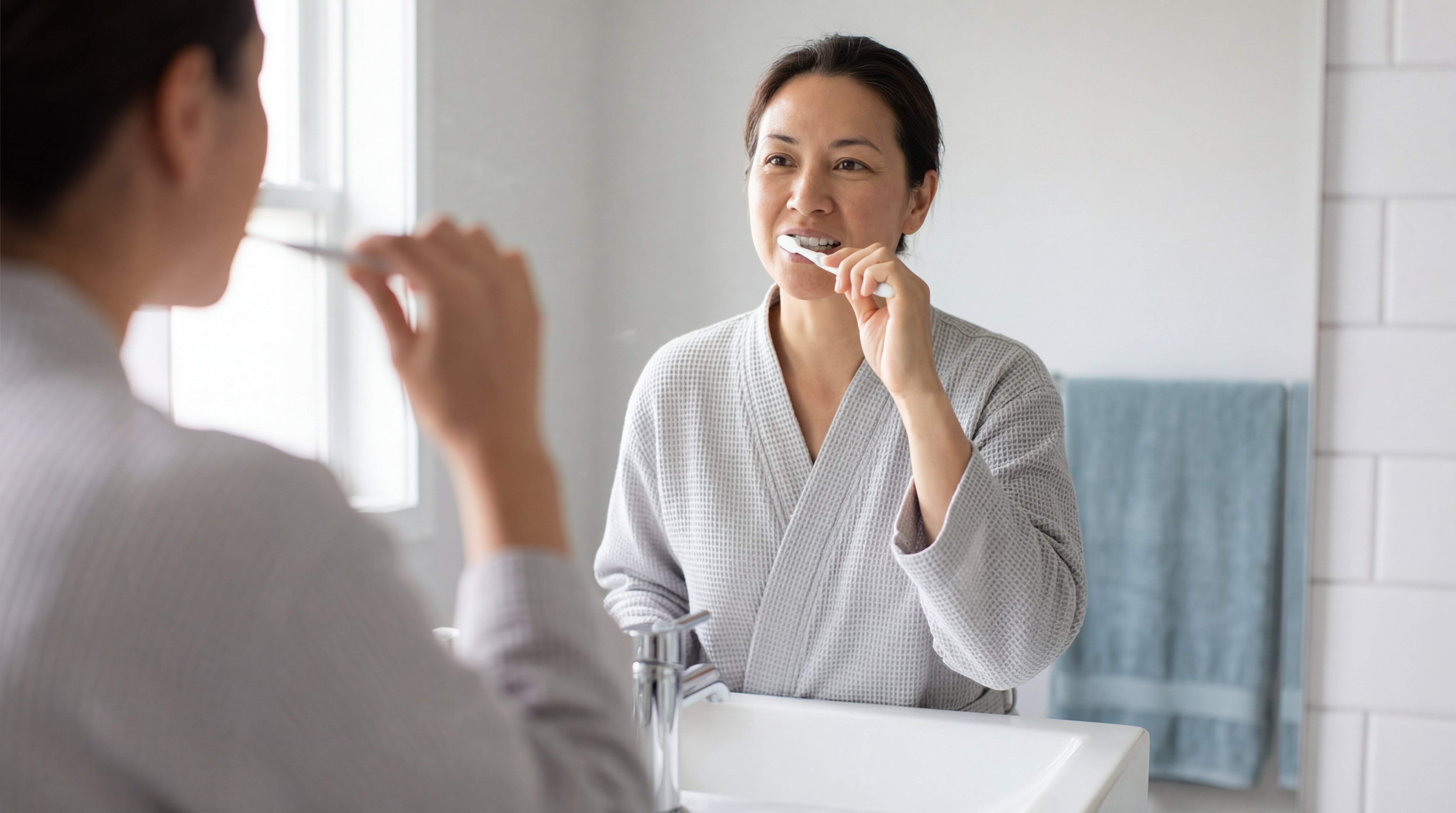 Brushing habits illustration