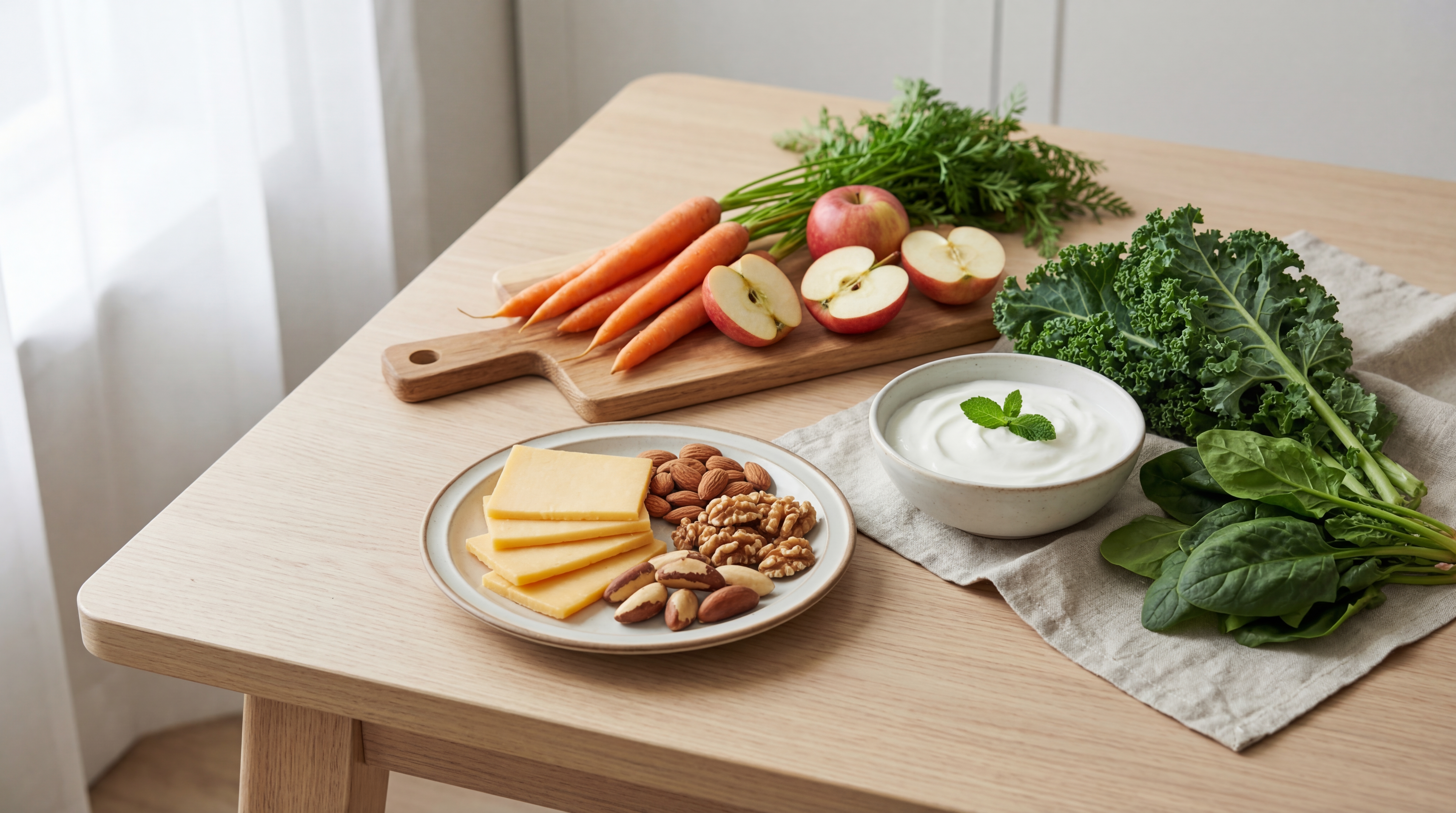 Foods for teeth illustration