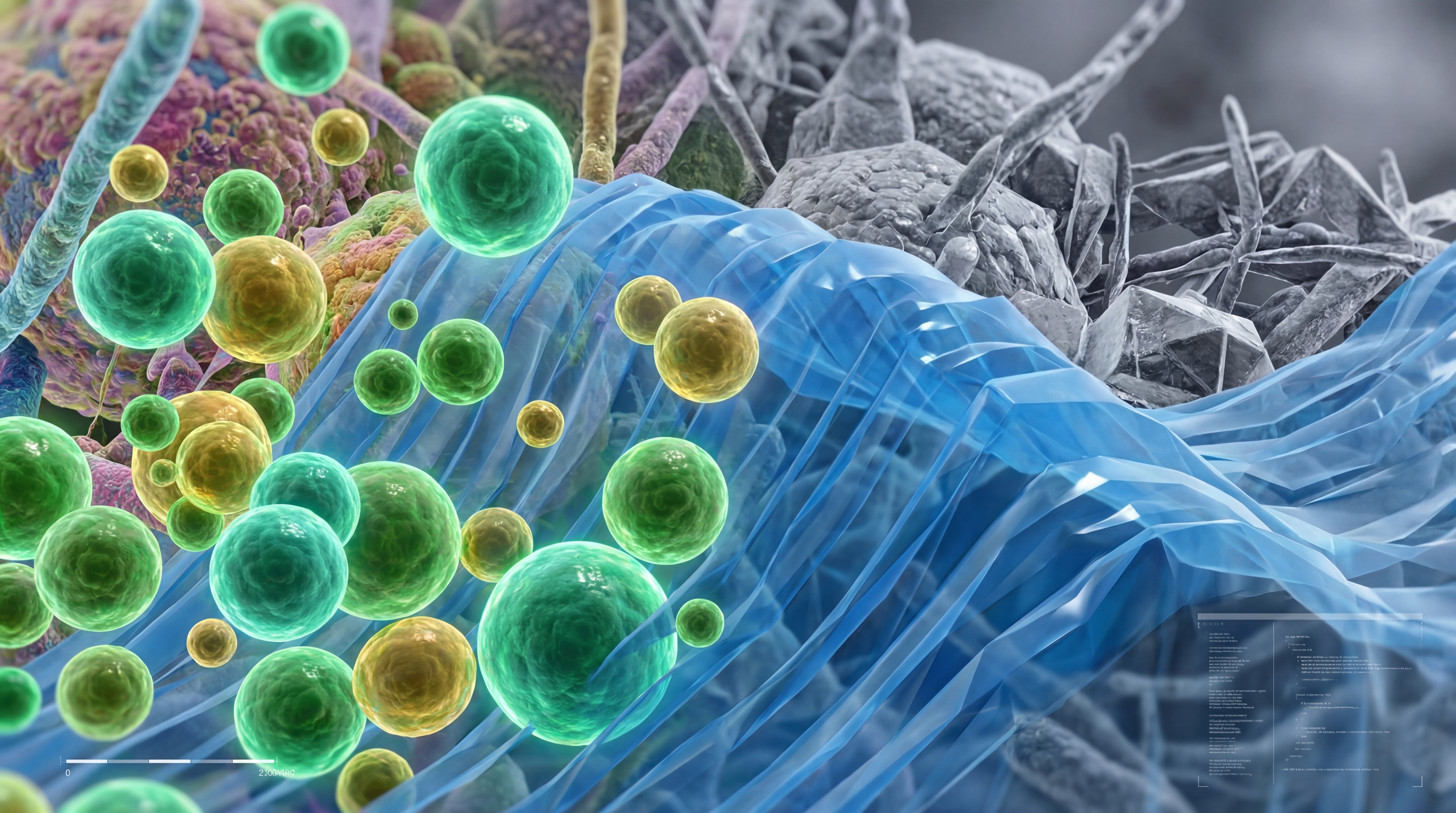Oral microbiome balance illustration
